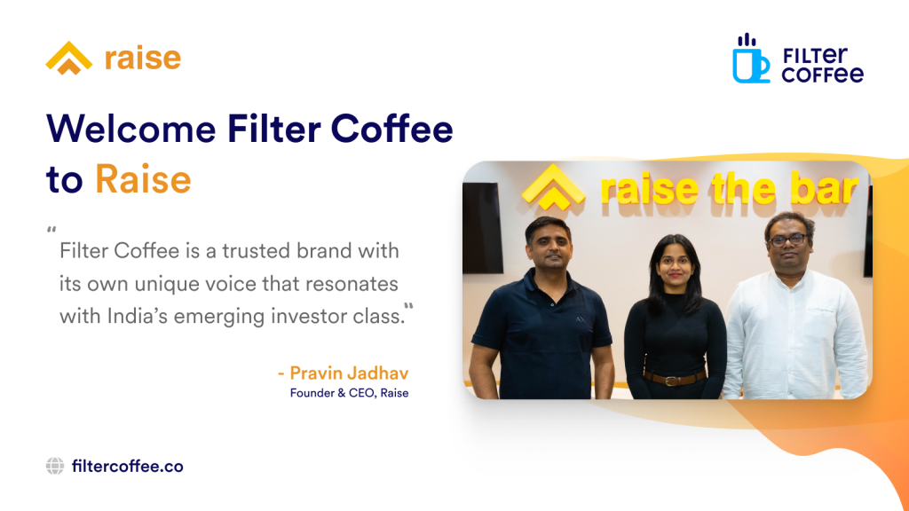 Filter Coffee Joins Raise